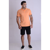 POLO RESERVA MALHA PICA PAU MONO ENXUTO LARANJA BERGAMOTA